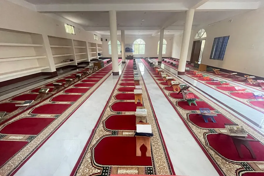 Hifz students in the morning halaqah